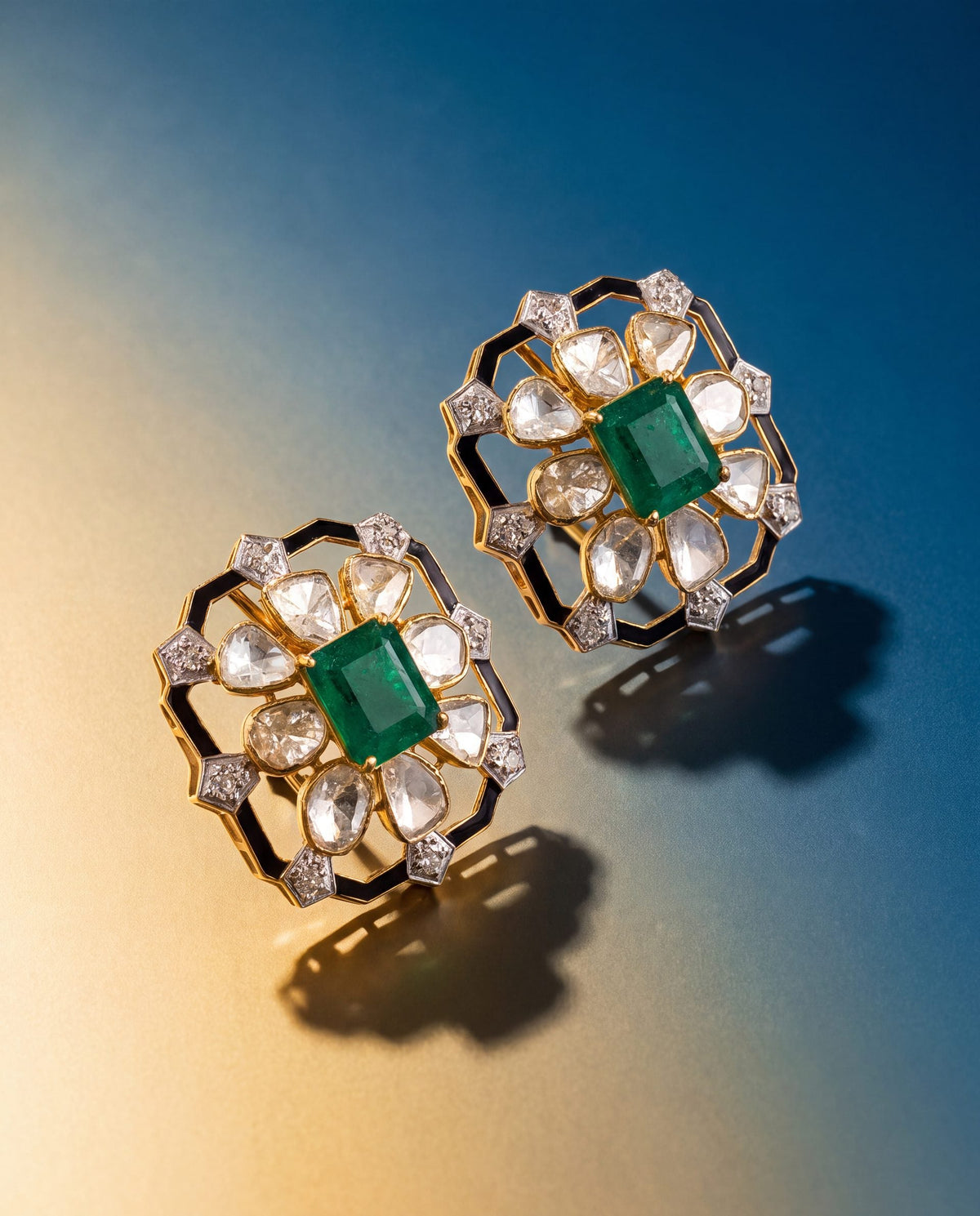 Dhavni Polki And Diamond Tops