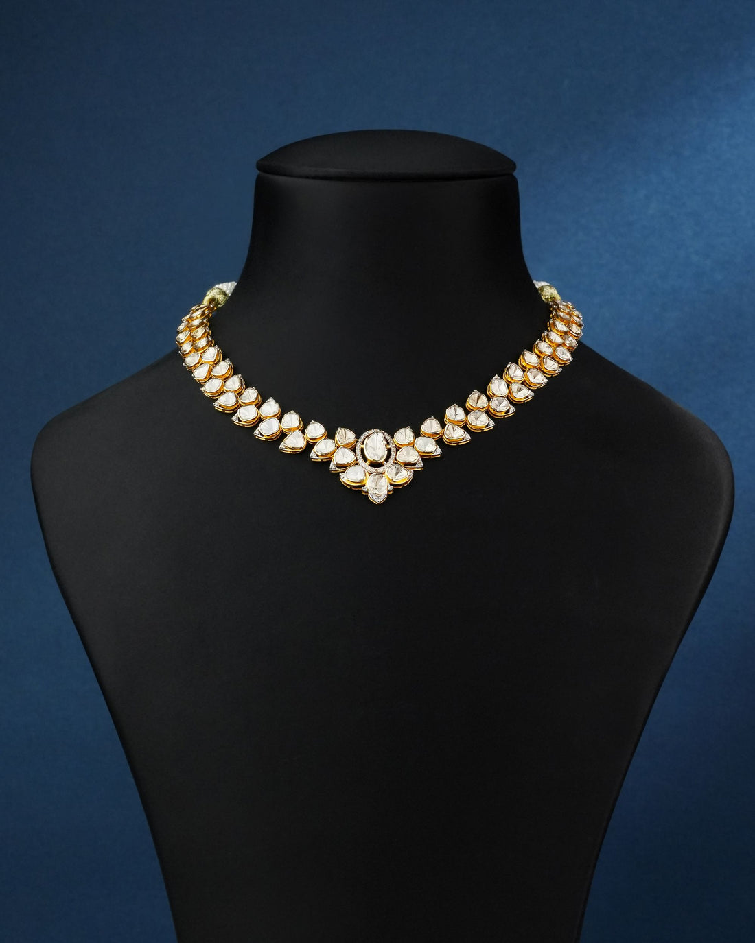 Bhumi Polki And Diamond Necklace