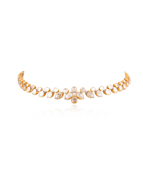 Misbha Polki And Diamond Necklace