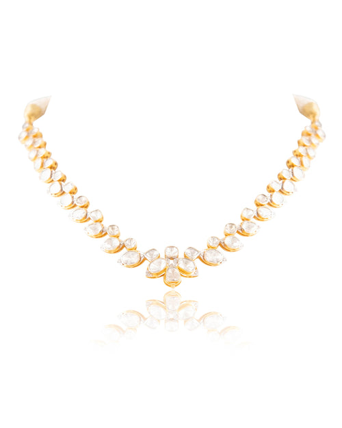 Misbha Polki And Diamond Necklace