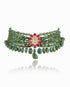 Lilly Polki And Diamond Bead Choker