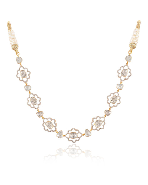 Sara Polki And Diamond Necklace