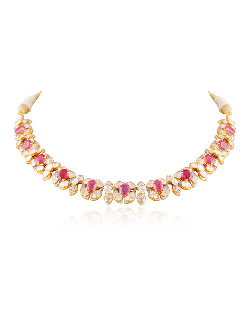 Emilia Polki And Diamond Necklace