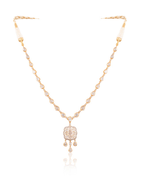 Annika Polki And Diamond Necklace