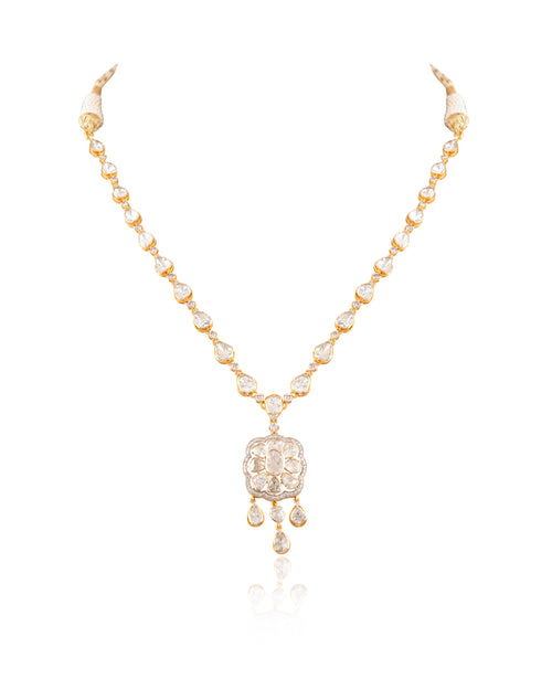 Annika Polki And Diamond Necklace