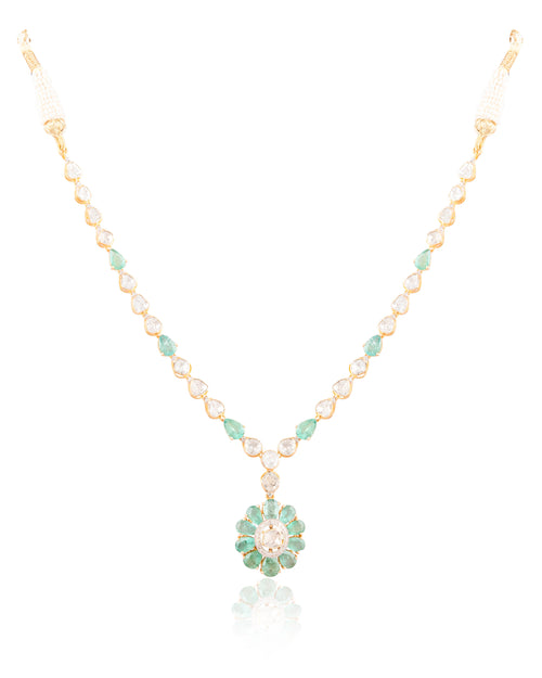 Eliza Polki And Diamond Necklace