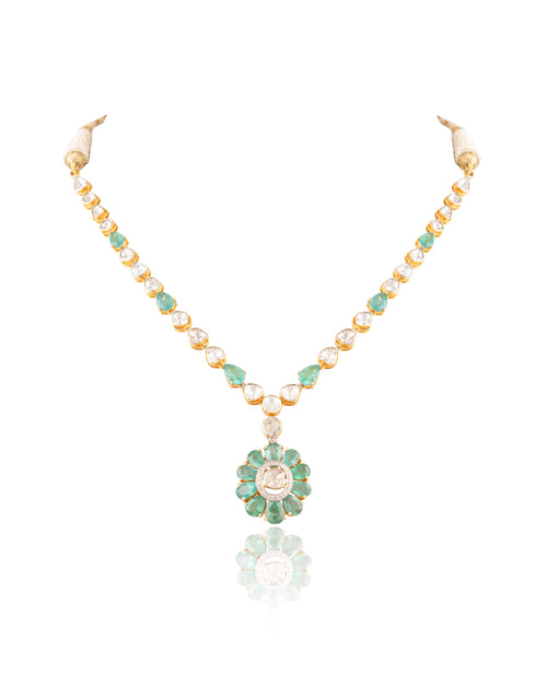Eliza Polki And Diamond Necklace