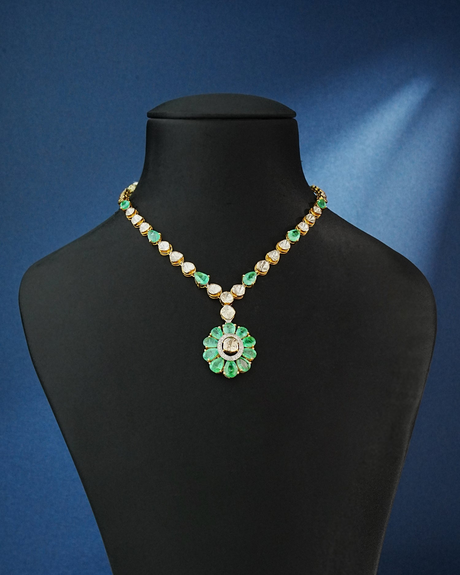 Eliza Polki And Diamond Necklace