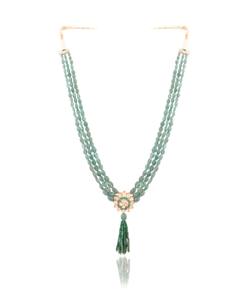 Kashish Polki And Diamond Bead Pendant