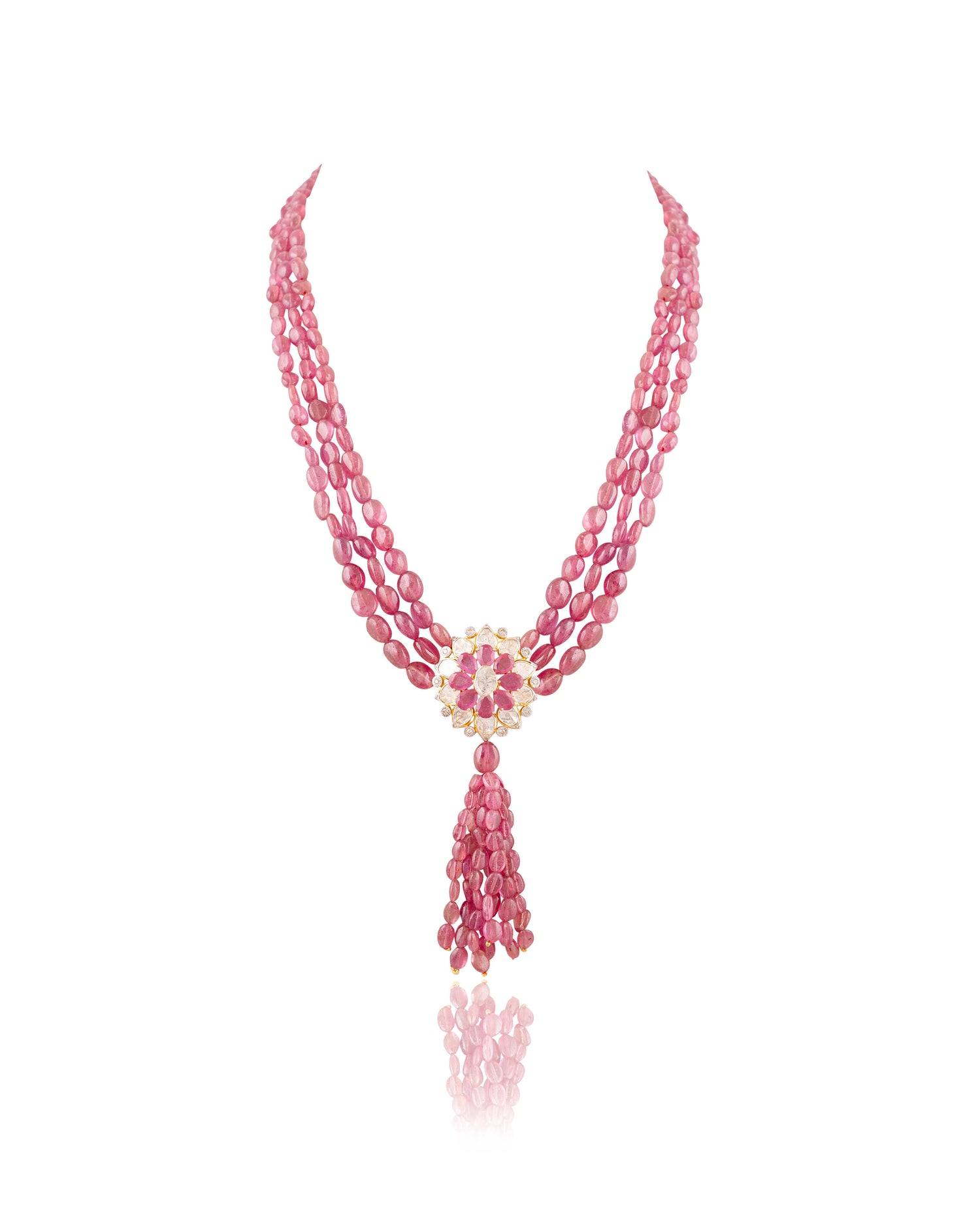 Shreya Polki And Diamond Bead Pendant