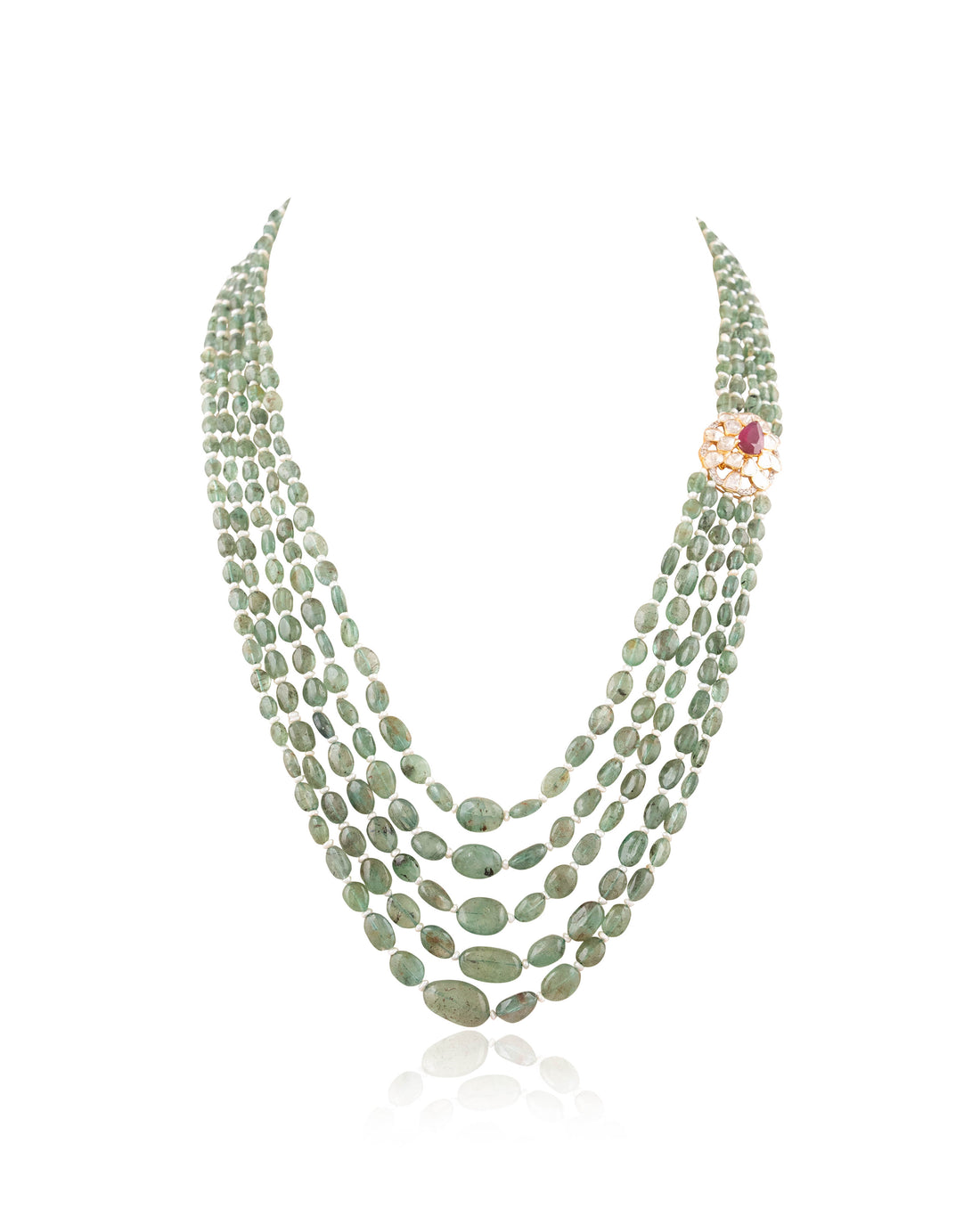 Aradhna Polki And Diamond Bead Pendant