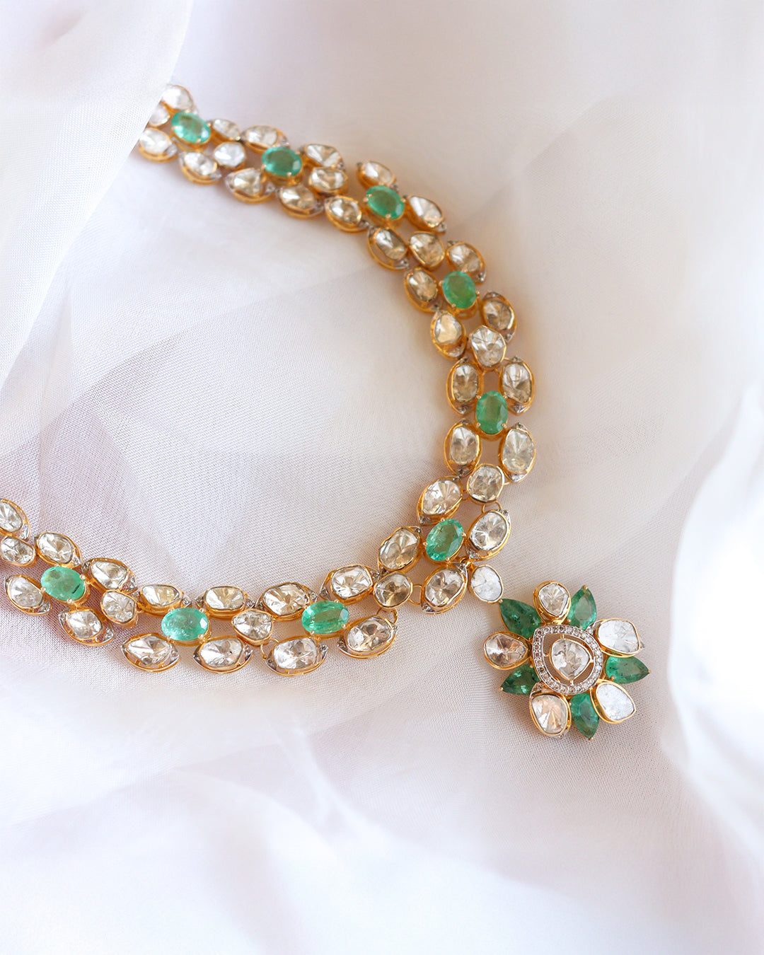 Kiah Polki And Diamond Necklace