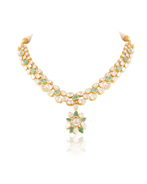 Kiah Polki And Diamond Necklace
