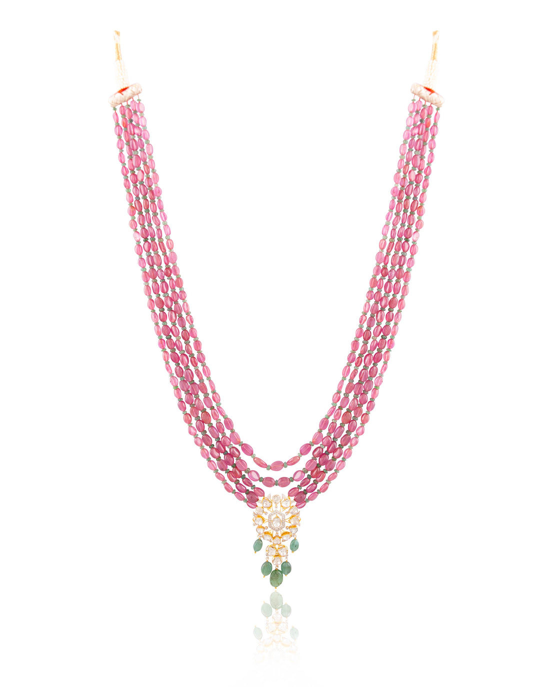 Sambhavi Polki And Diamond Bead Pendant