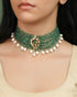 Rubina Polki And Diamond Bead Choker