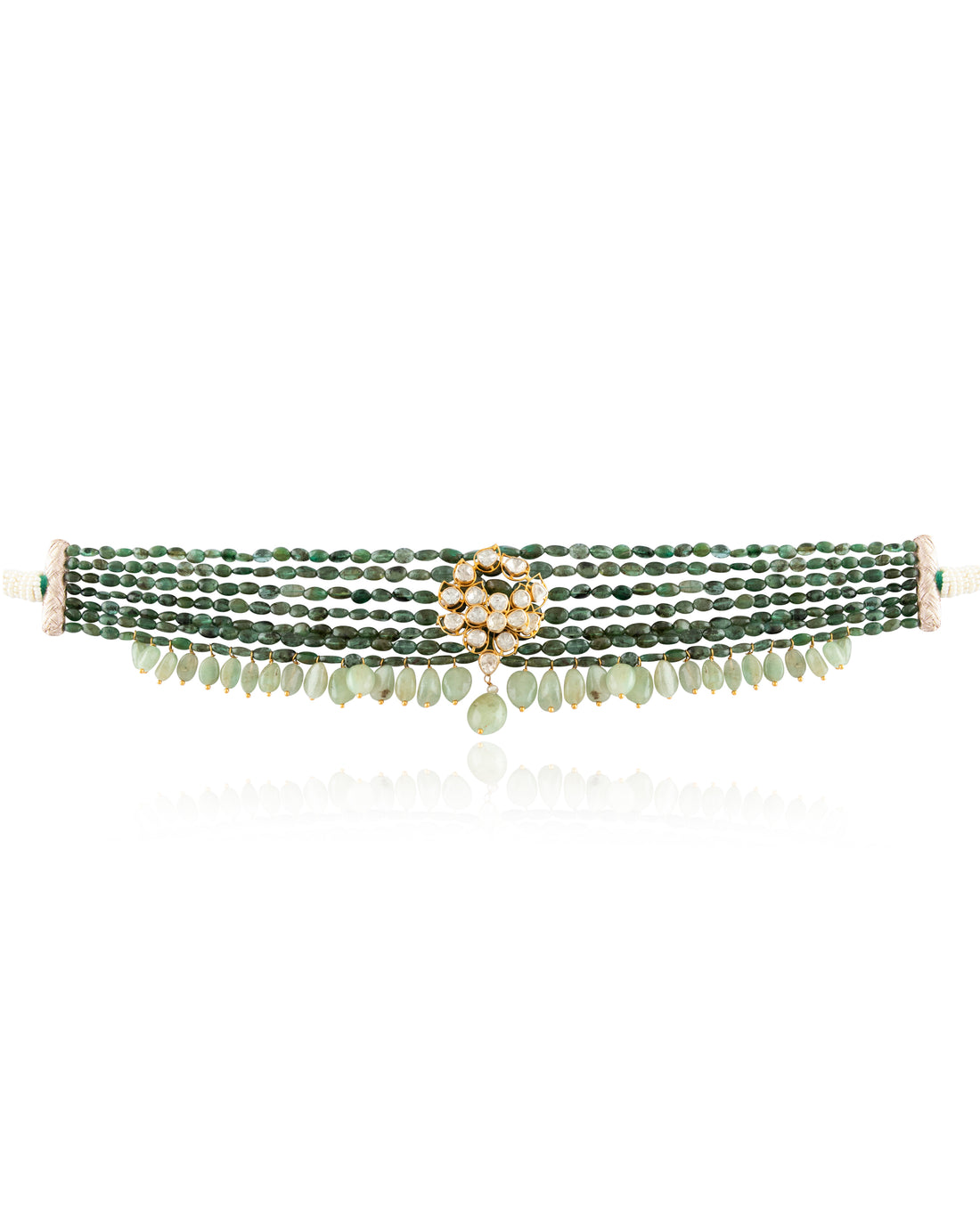 Mansha Polki Bead Choker