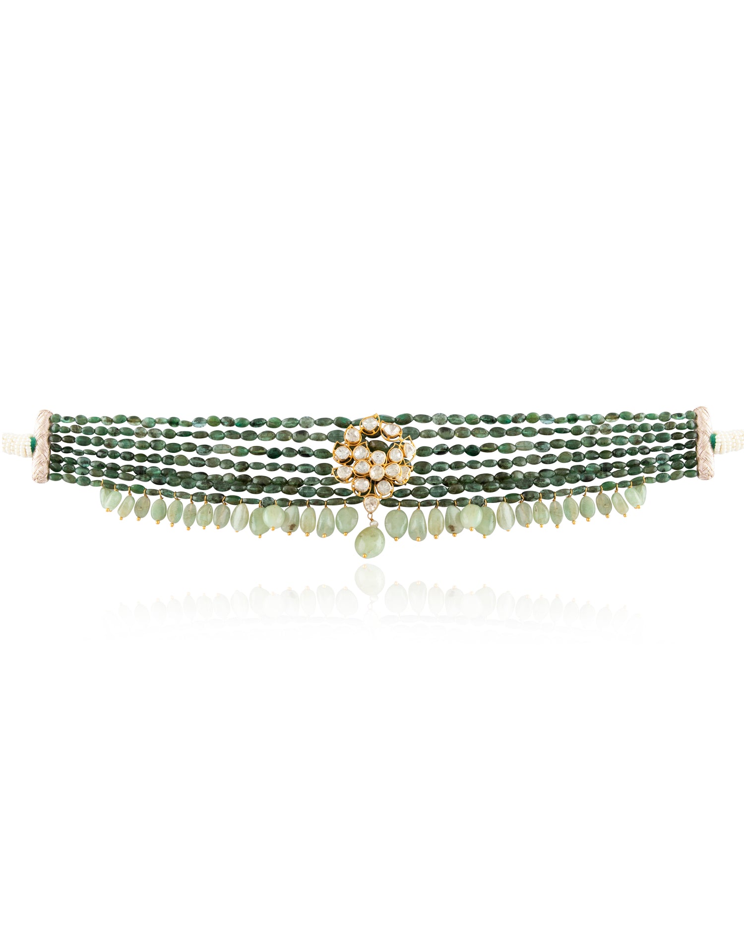 Mansha Polki Bead Choker