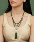 Ahana Polki And Diamond Bead Pendant