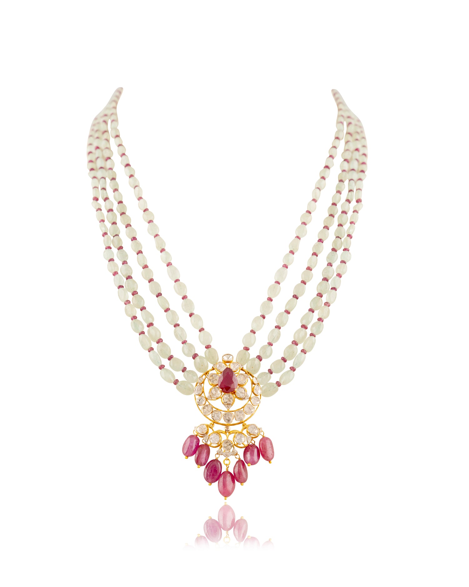 Jamie Polki And Diamond Bead Pendant