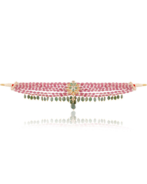 Neriah Polki Bead Choker