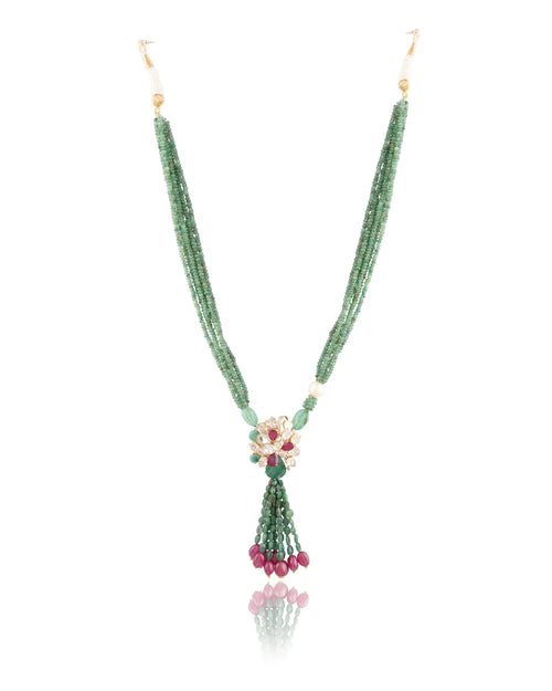 Ritika Polki And Diamond Bead Pendant