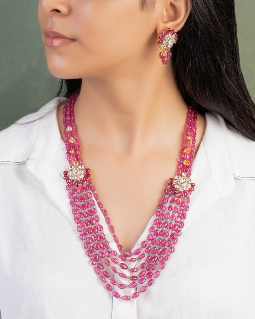Mudra Polki And Diamond Tops