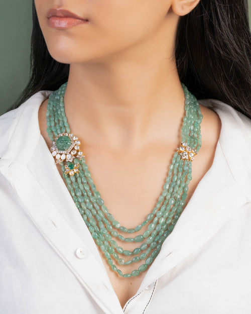 Rachel Polki And Diamond Bead Pendant