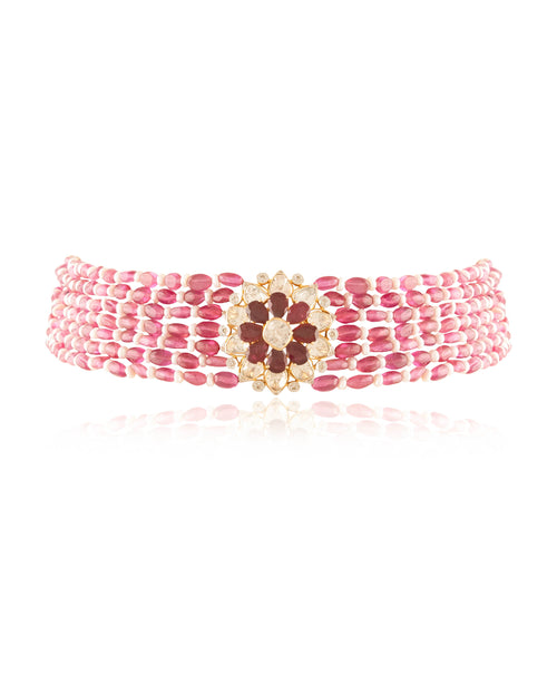 Nimra Polki And Diamond Necklace