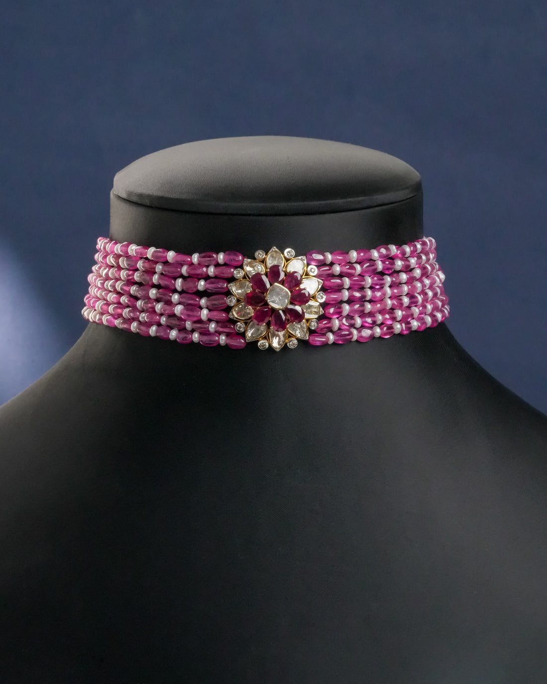 Nimra Polki And Diamond Necklace