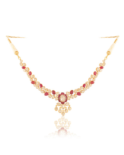 Namrata Polki And Diamond Necklace