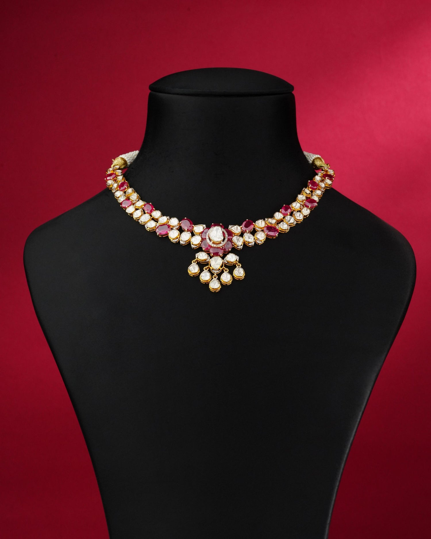 Namrata Polki And Diamond Necklace