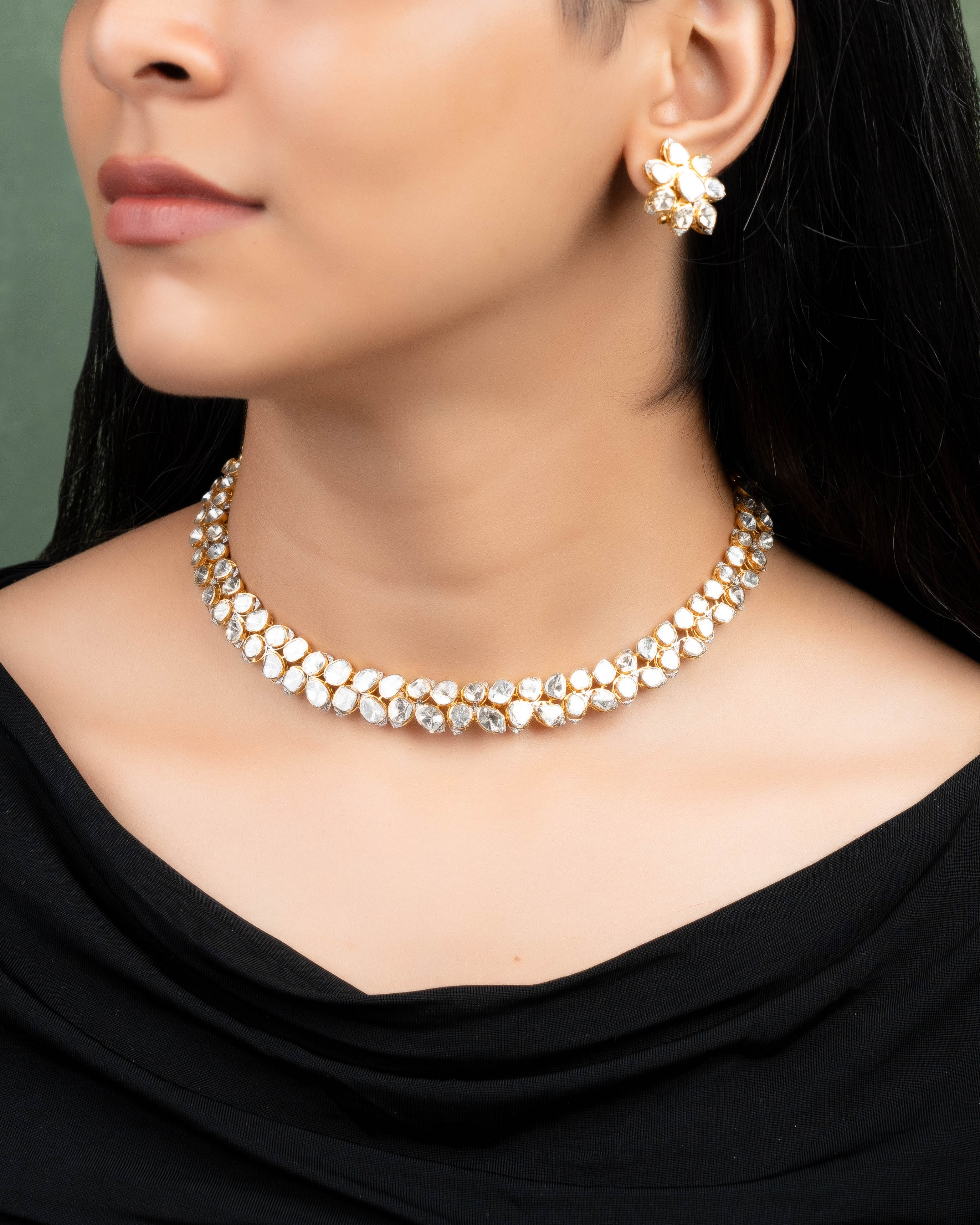 Kanishka Polki And Diamond Choker