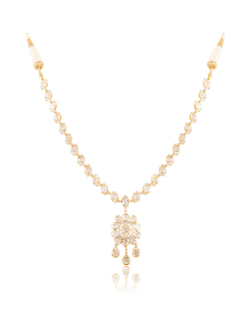 Ragini Polki And Diamond Necklace
