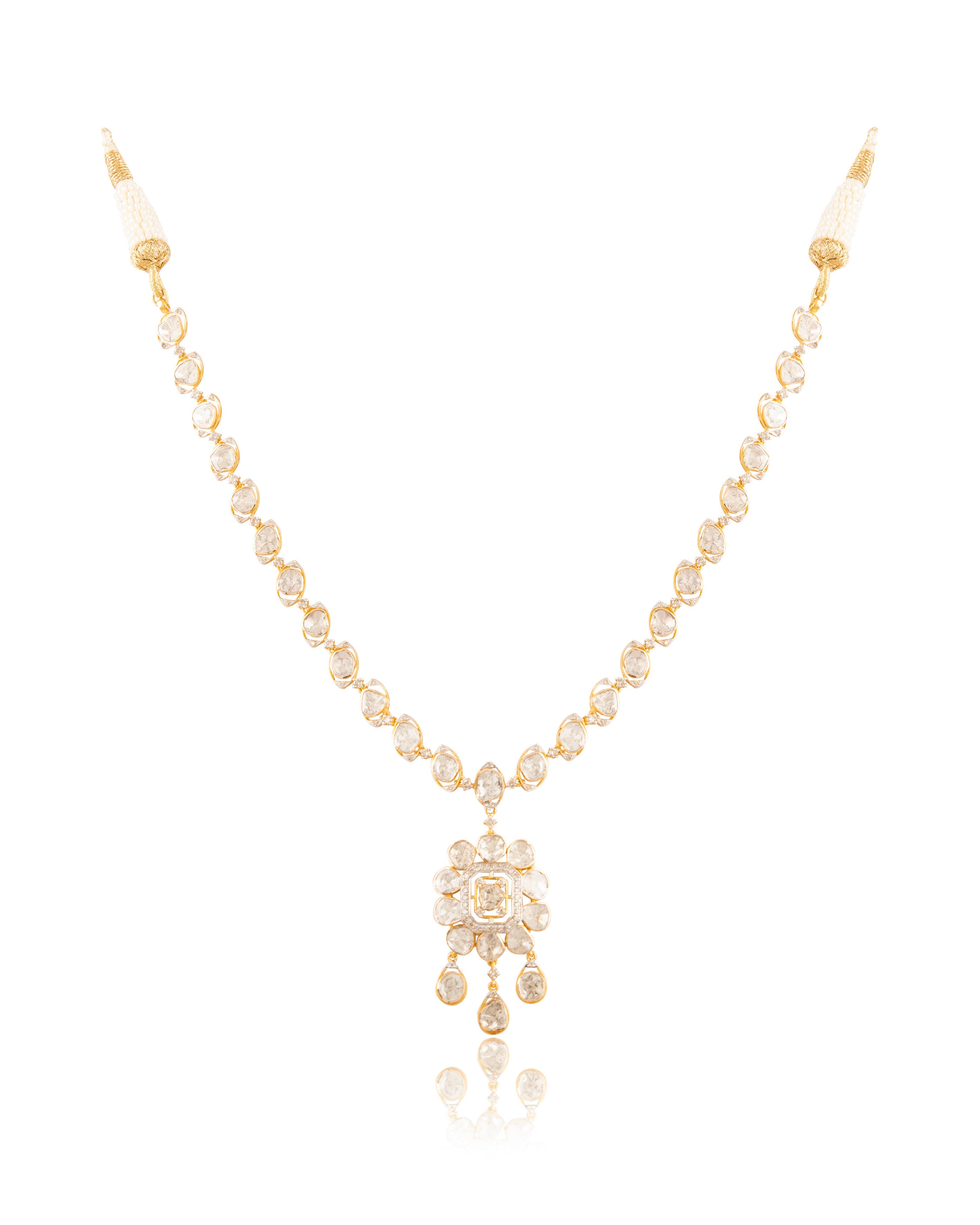 Ragini Polki And Diamond Necklace