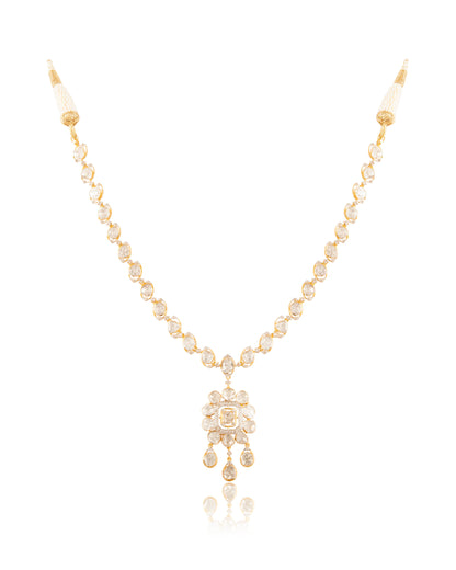 Ragini Polki And Diamond Necklace