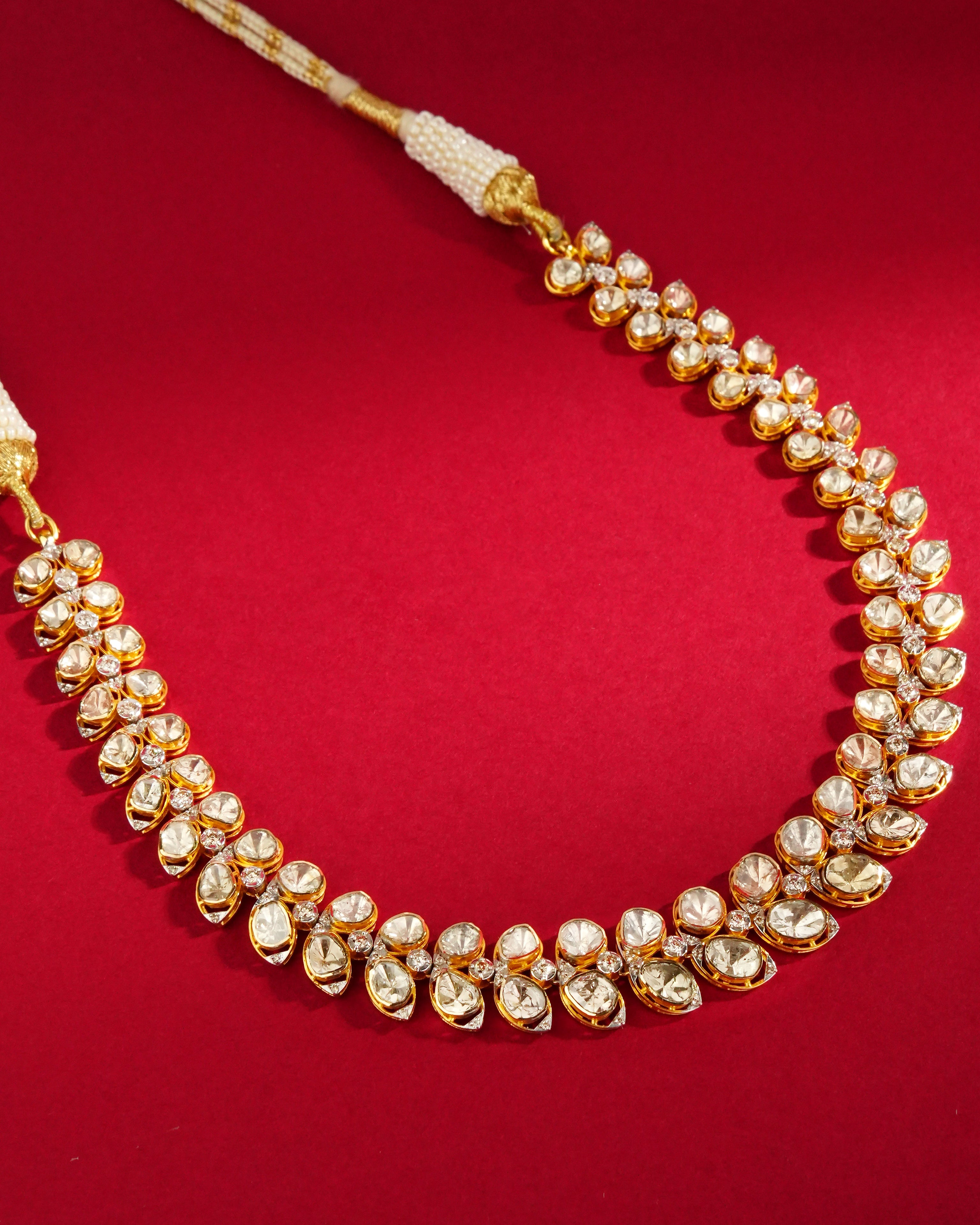 Nadira Polki And Diamond Choker