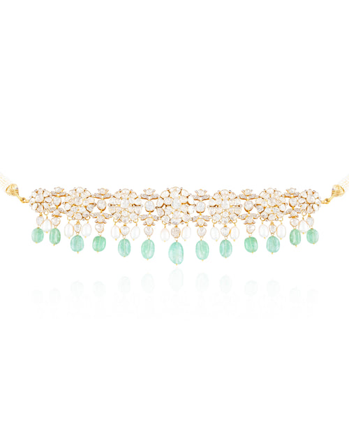 Nida Polki And Diamond Choker