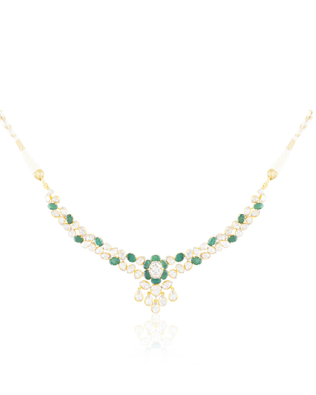 Shrinika Polki And Diamond Necklace