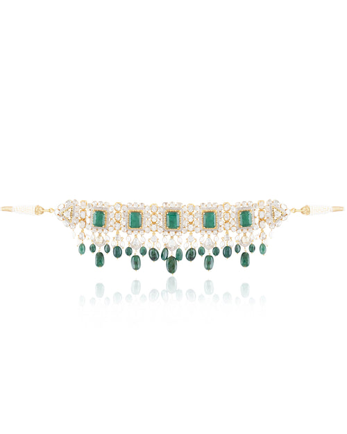 Kajal Polki And Diamond Choker