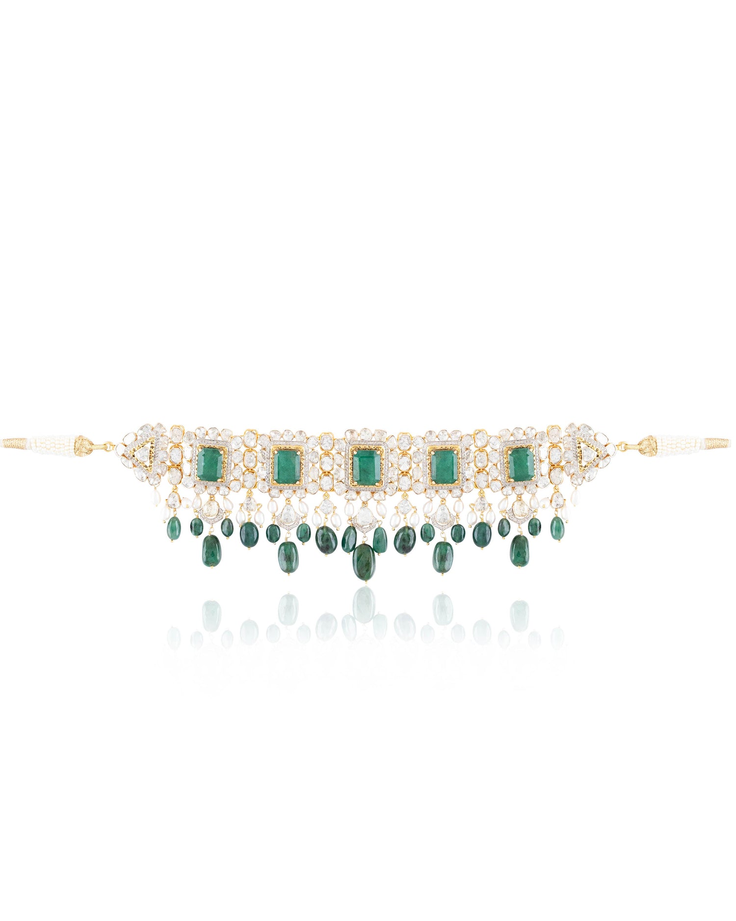 Kajal Polki And Diamond Choker