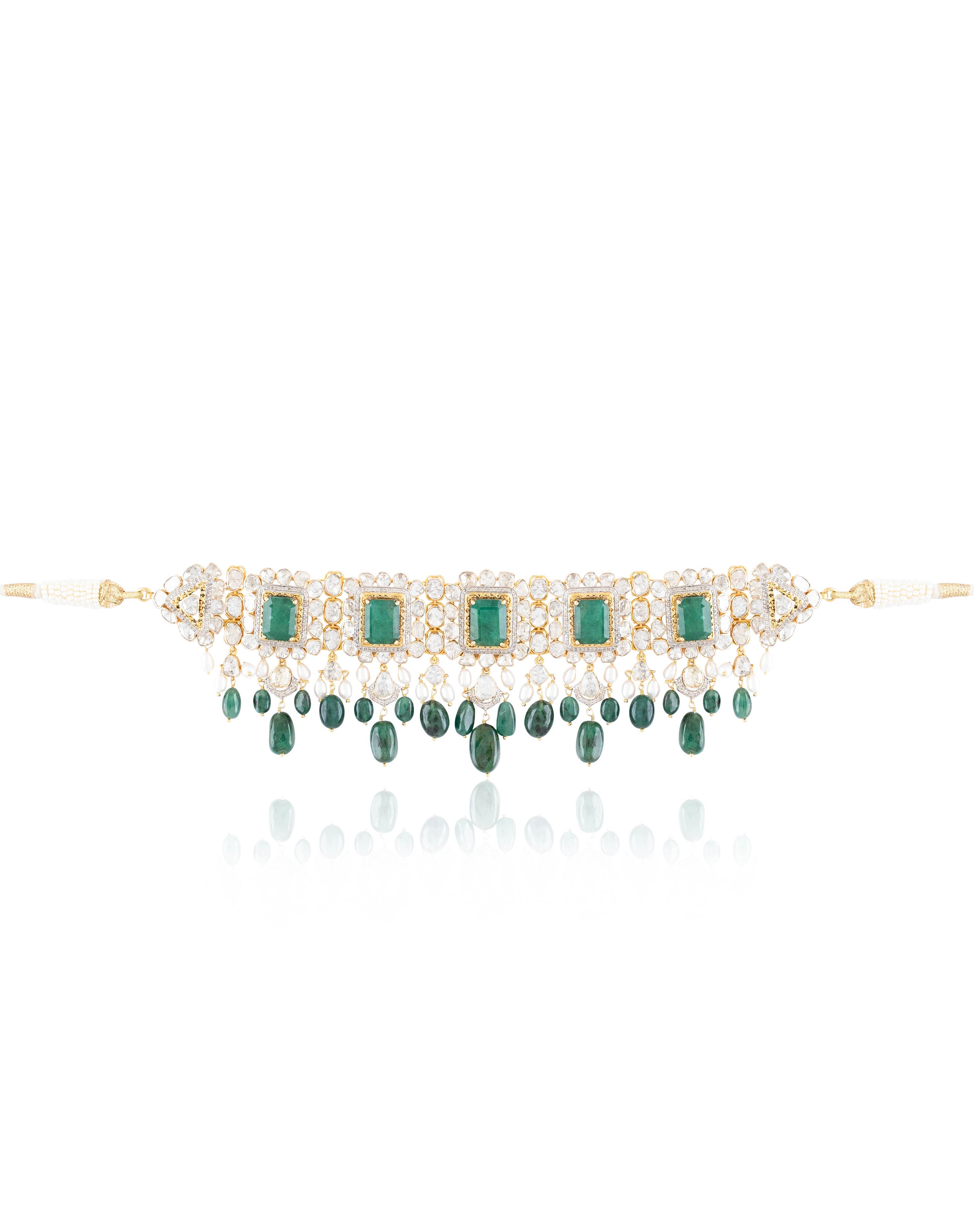 Kajal Polki And Diamond Choker