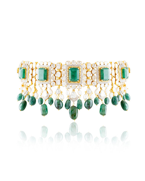 Kajal Polki And Diamond Choker