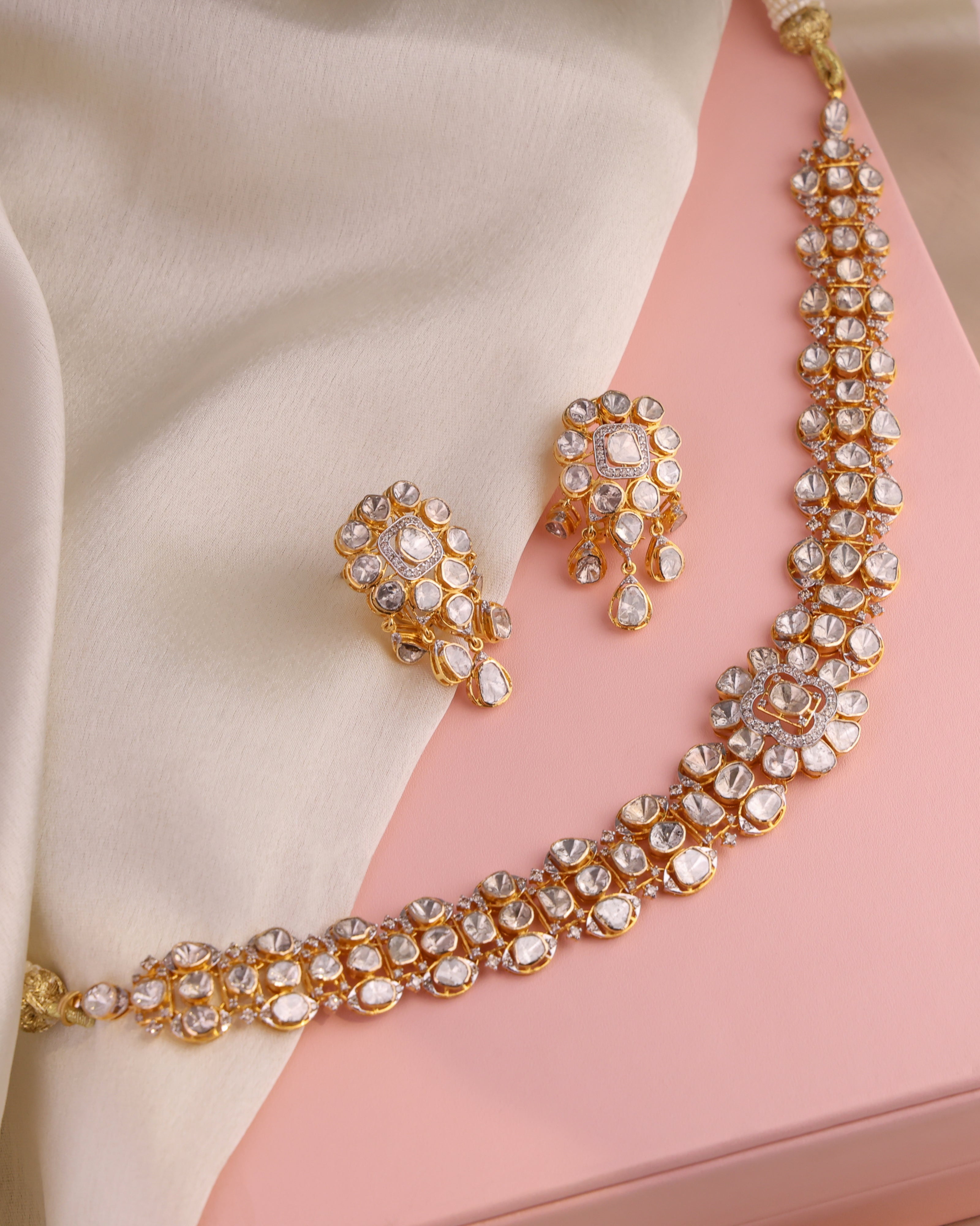 Kaylee Polki And Diamond Necklace