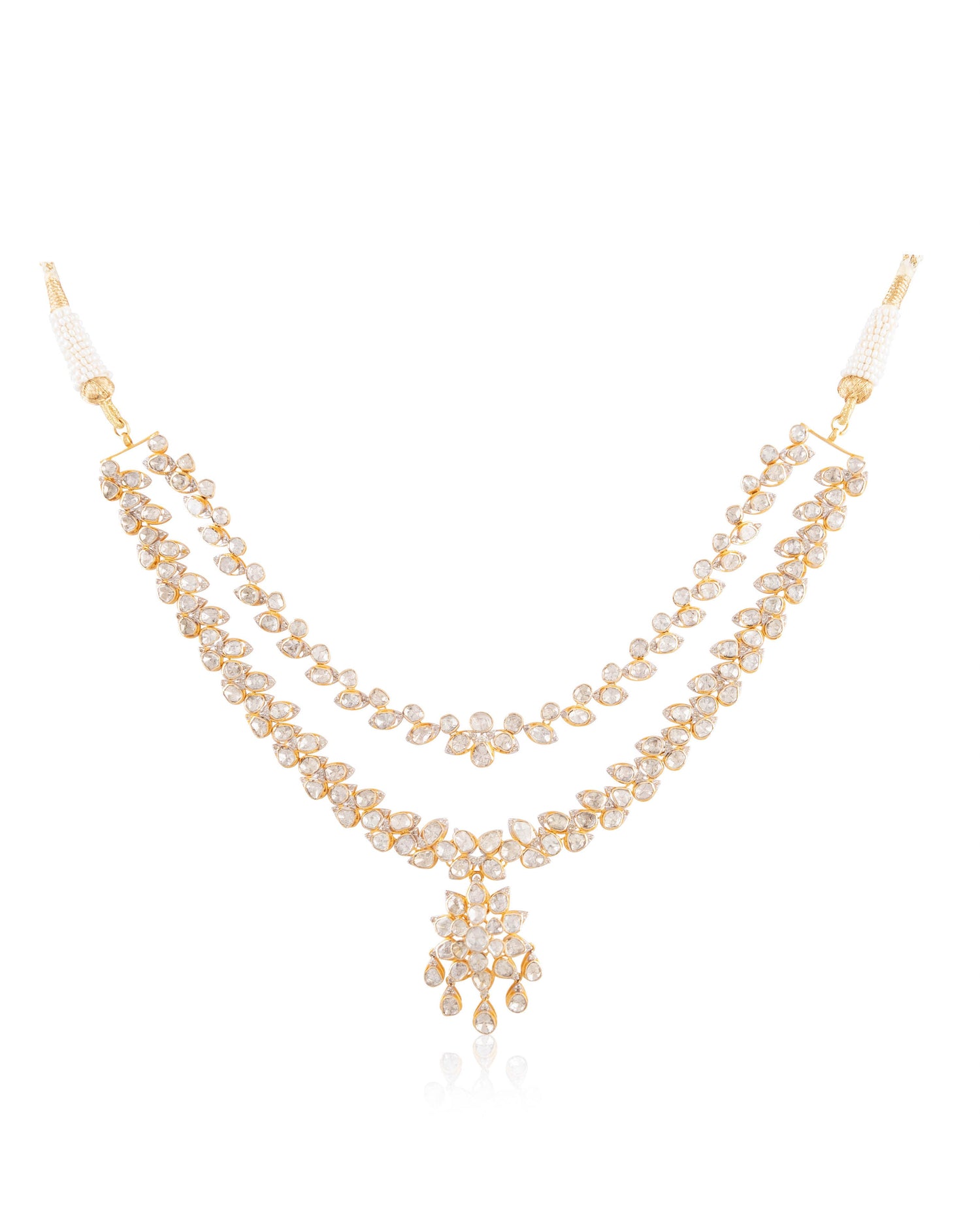 Shakti Polki And Diamond Necklace