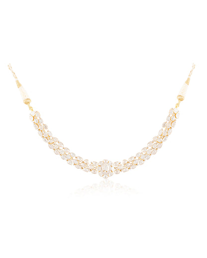 Adika Polki And Diamond Choker