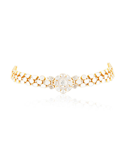 Adika Polki And Diamond Choker