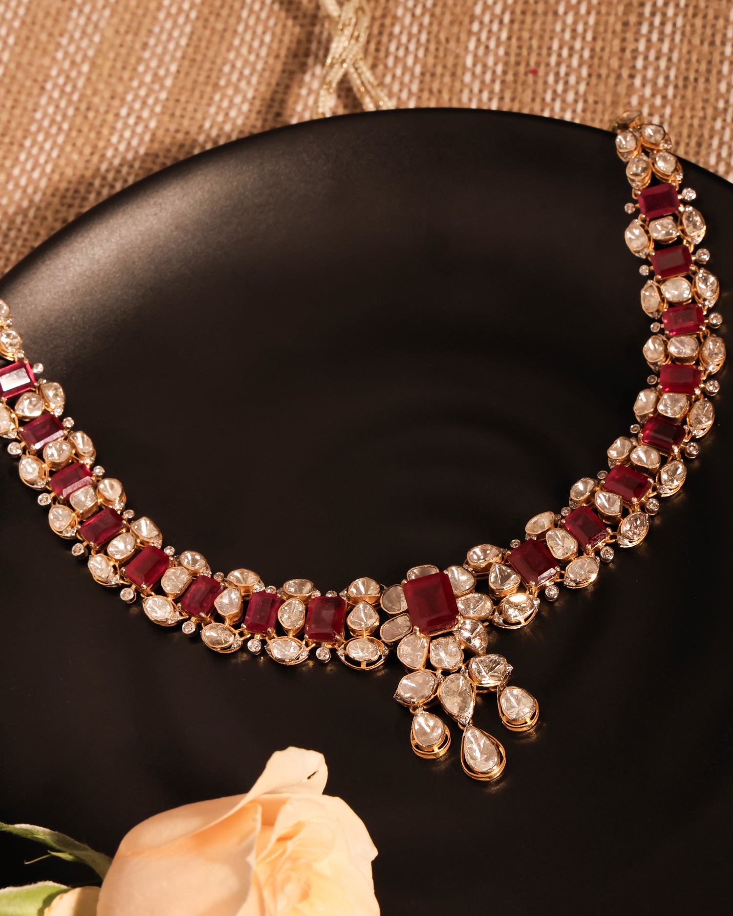 Mabel Polki And Diamond Necklace