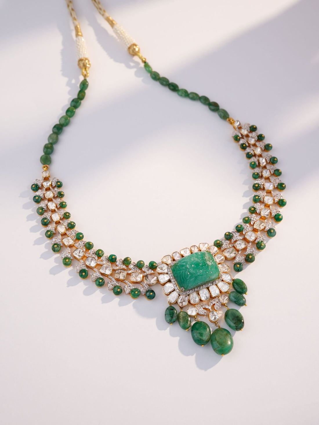 Ekta Polki And Diamond Necklace