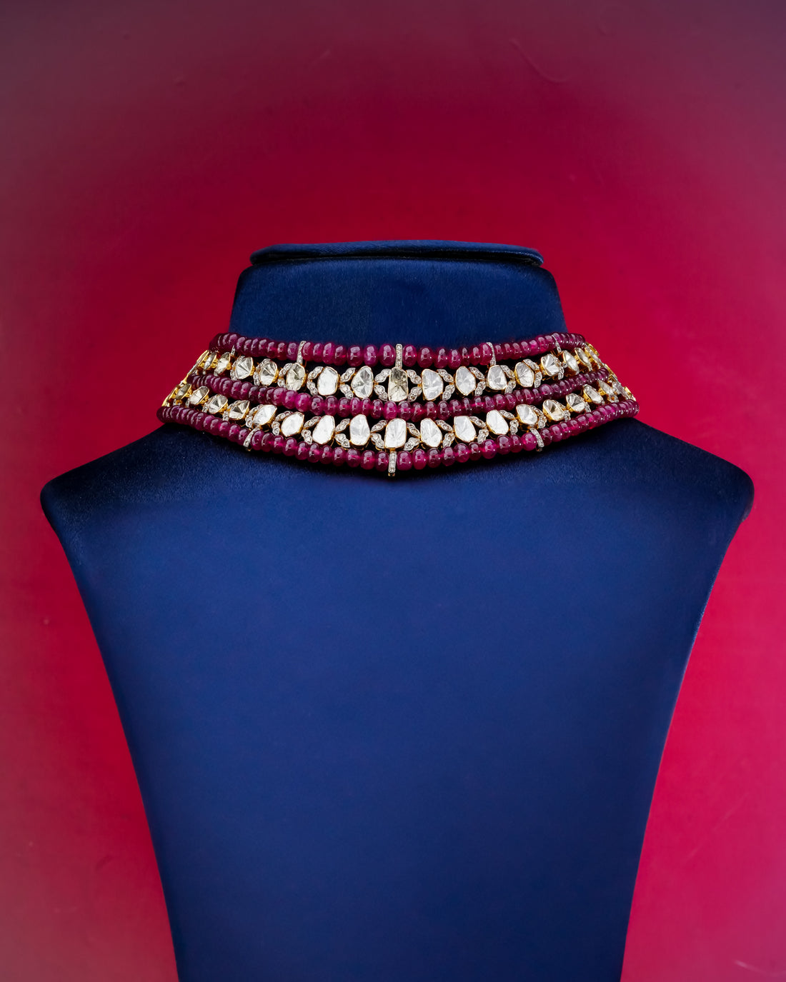 Tina Polki And Diamond Choker