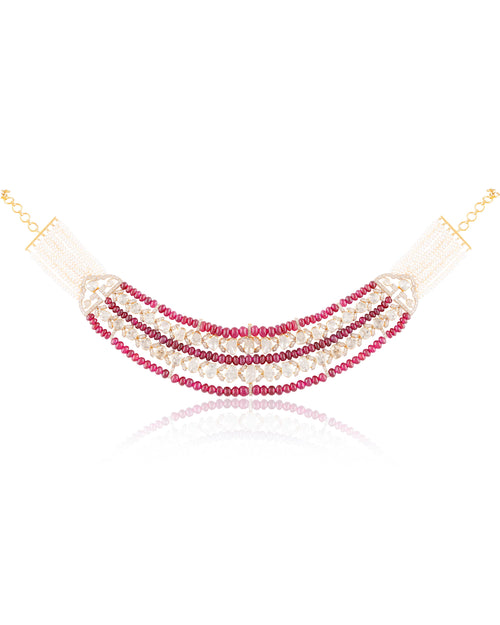 Tina Polki And Diamond Choker